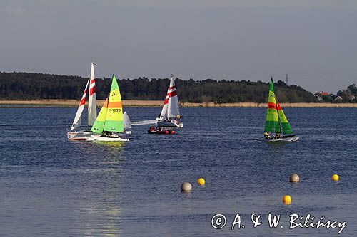 żaglówki na Wiśle Śmiałej