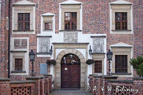 Wojnowice pałac na wodzie, zamek, most i wejście