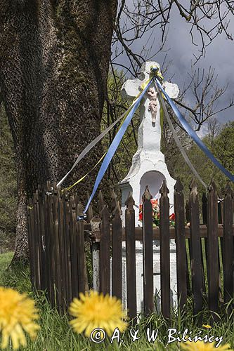 Krzyż przydrożny, żłobek, Bieszczady