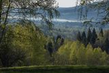 Widok z Żurawina na Połoniny, Bieszczady